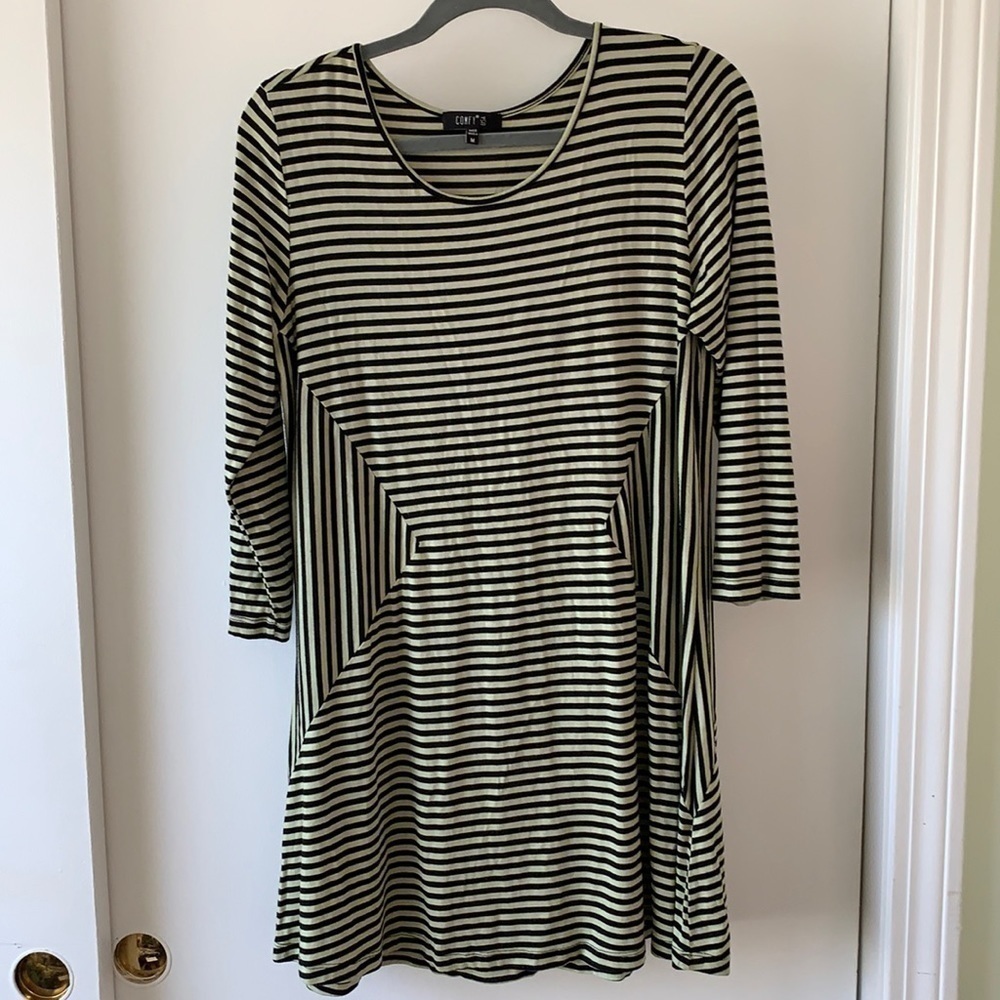 Comfy USA Diamond Side Jersey Tunic M